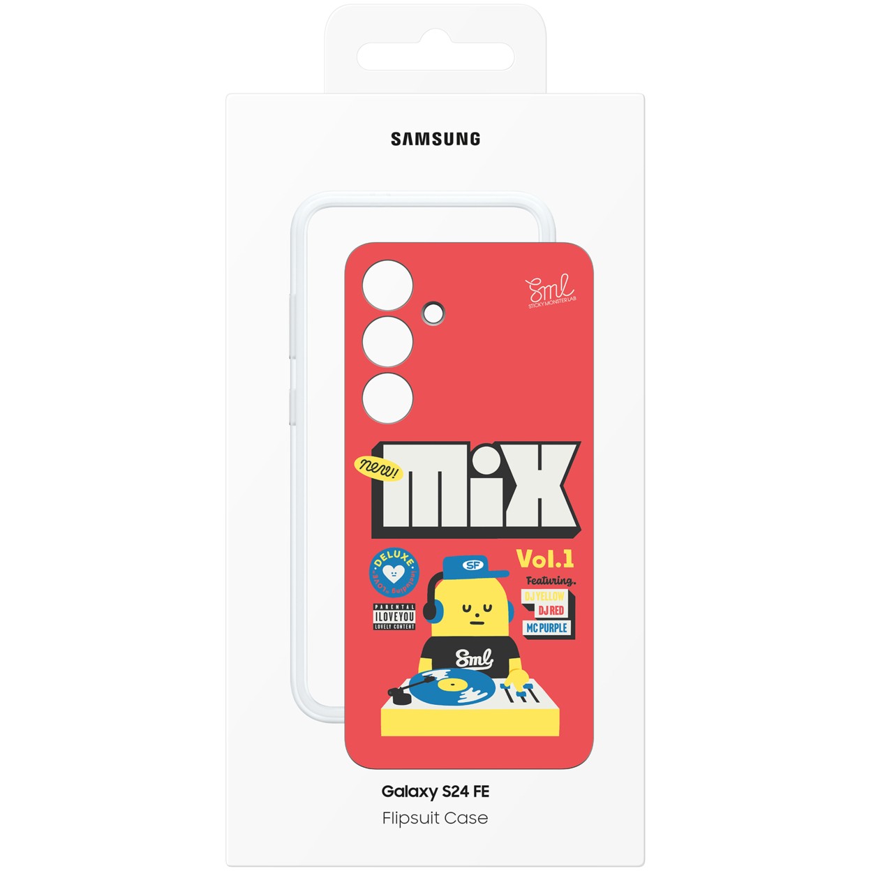 Mbrojtëse Samsung Flipsuit për Galaxy S24 FE, e kuqe - Figura 5