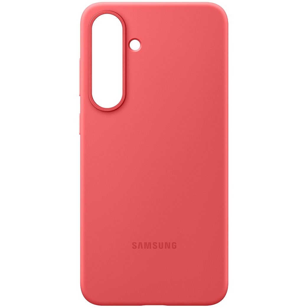 Mbrojtëse Samsung Silicone për Galaxy S25+, e kuqe