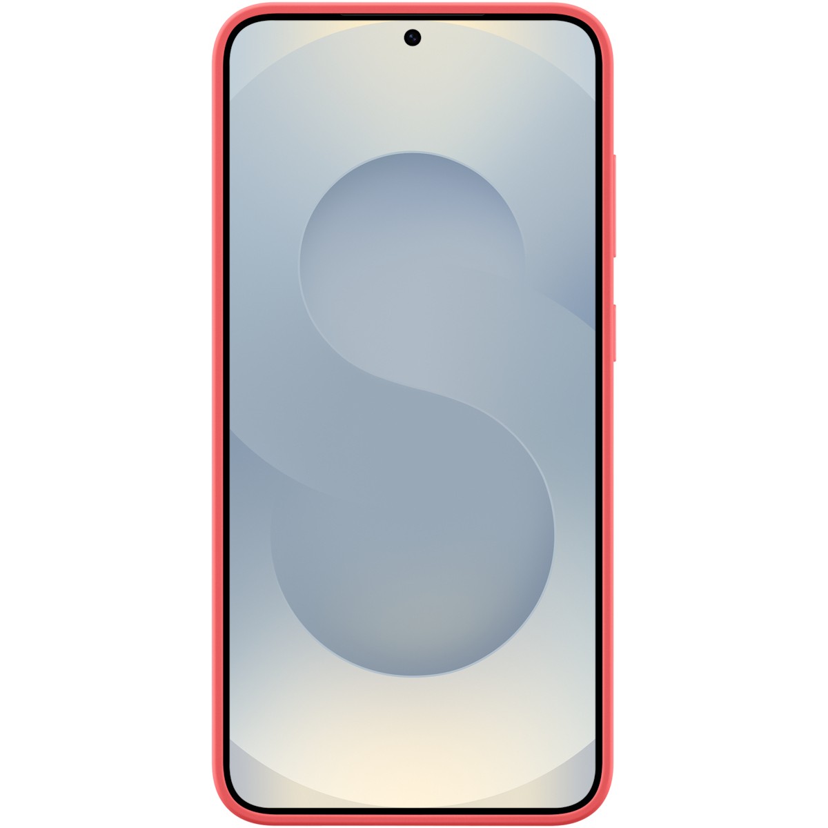 Mbrojtëse Samsung Silicone për Galaxy S25+, e kuqe - Figura 3