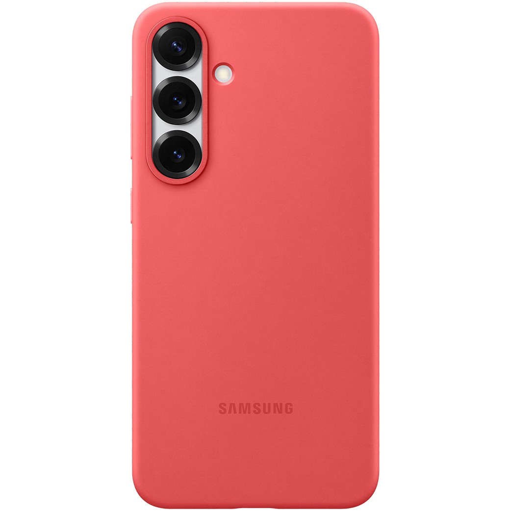 Mbrojtëse Samsung Silicone për Galaxy S25+, e kuqe - Figura 5