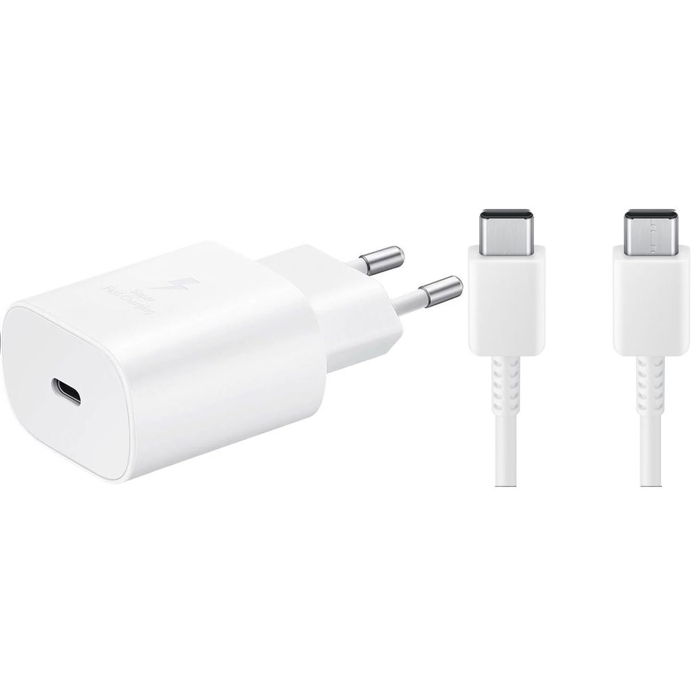 Adapter Samsung / 25W USB-C Fast Charger / EP-TA800 / Bulk - Bardhë - Figura 2