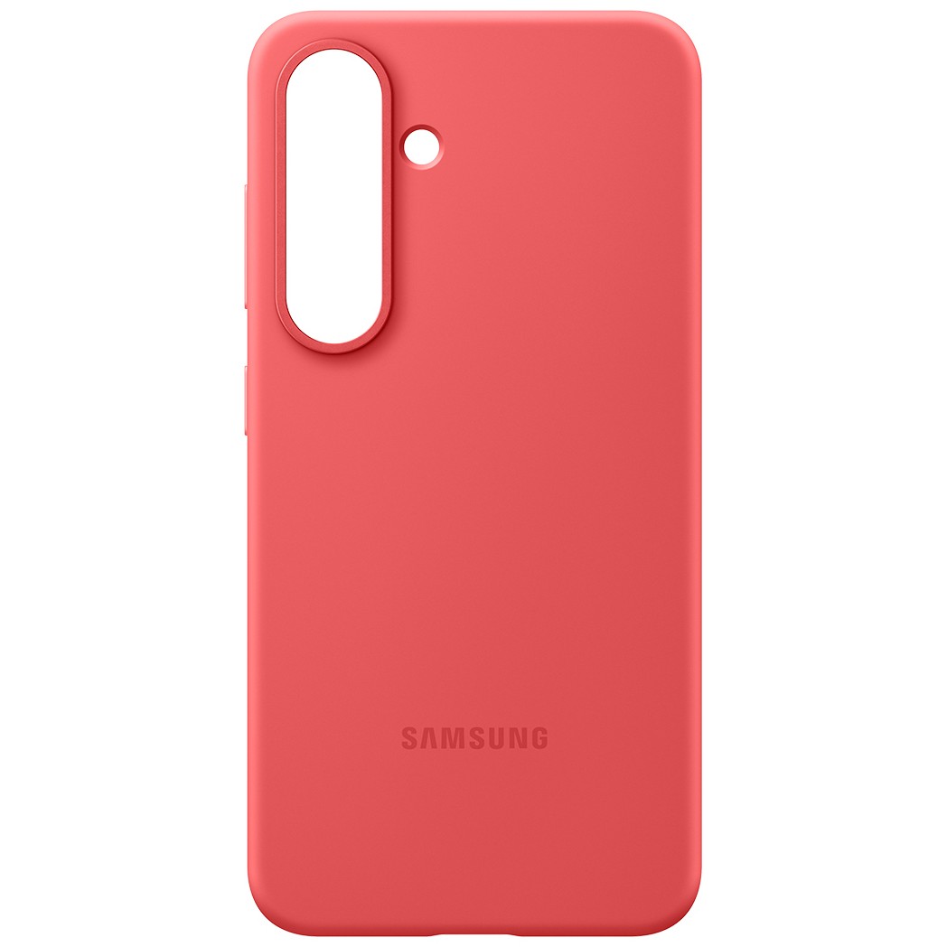 Mbrojtëse Samsung Silicone për Galaxy S25, e kuqe