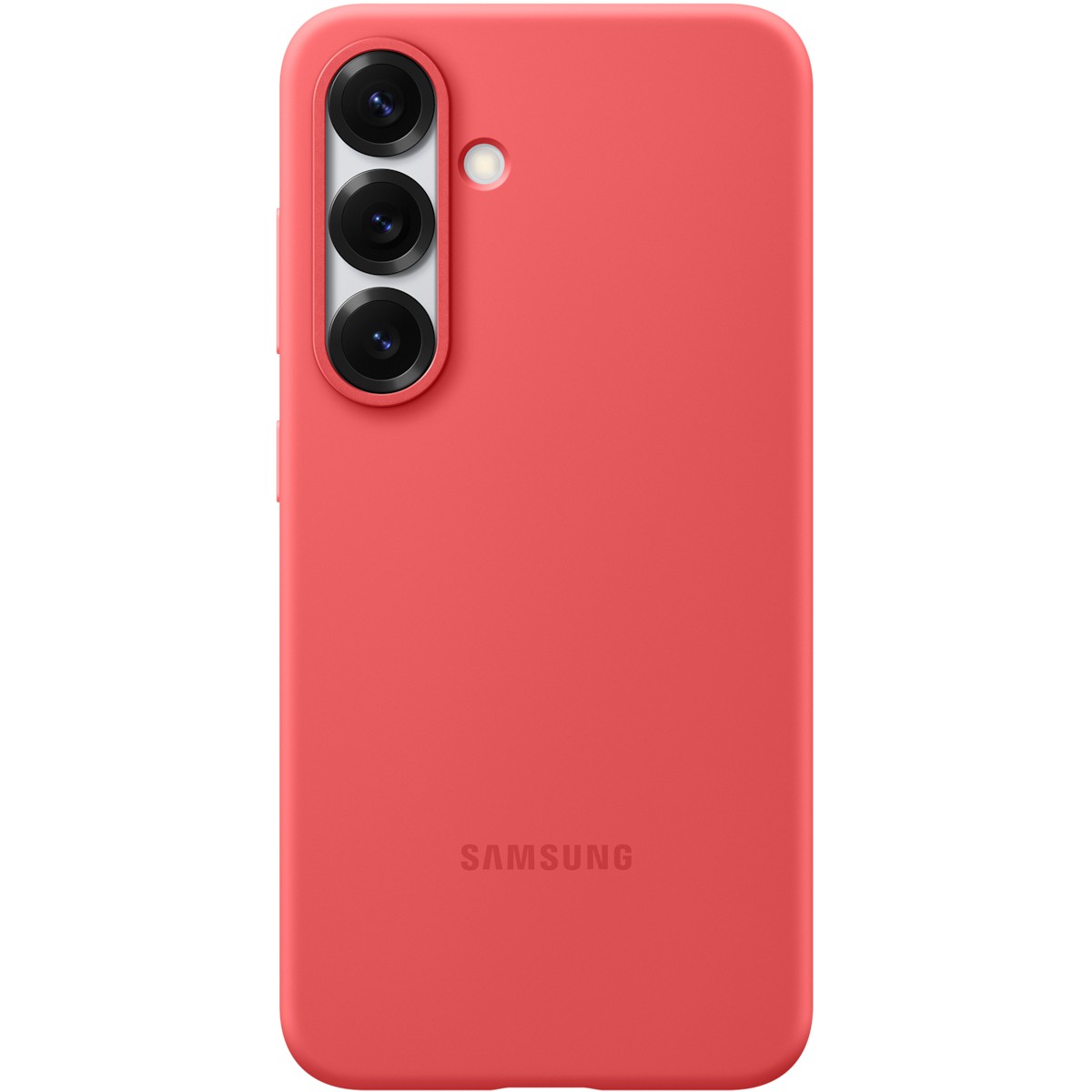 Mbrojtëse Samsung Silicone për Galaxy S25, e kuqe - Figura 2