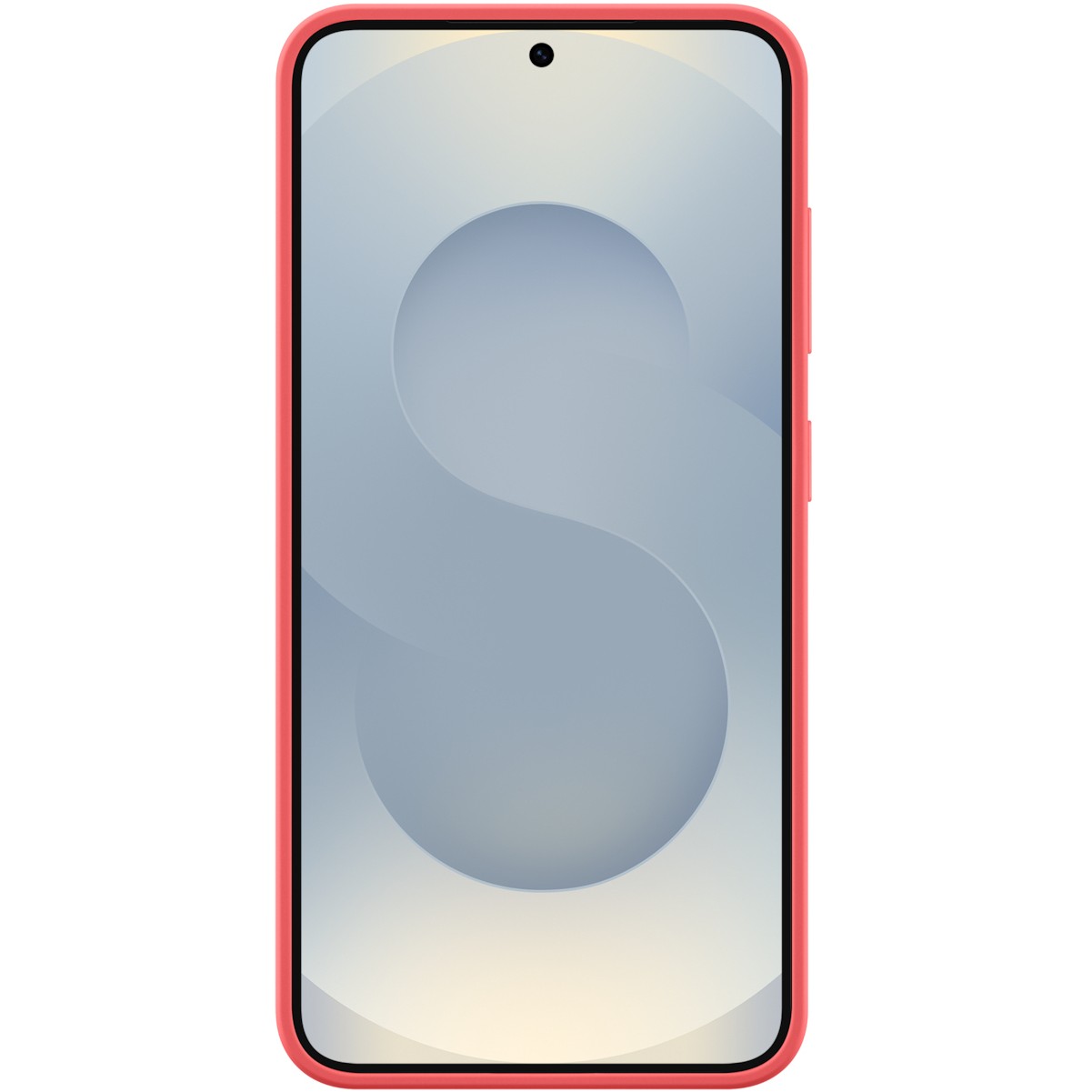 Mbrojtëse Samsung Silicone për Galaxy S25, e kuqe - Figura 3