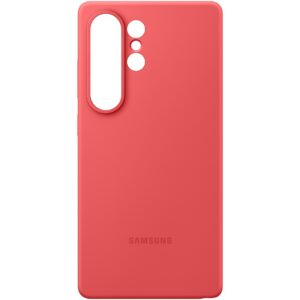 Mbrojtëse Samsung Silicone për Galaxy S25 Ultra, e kuqe