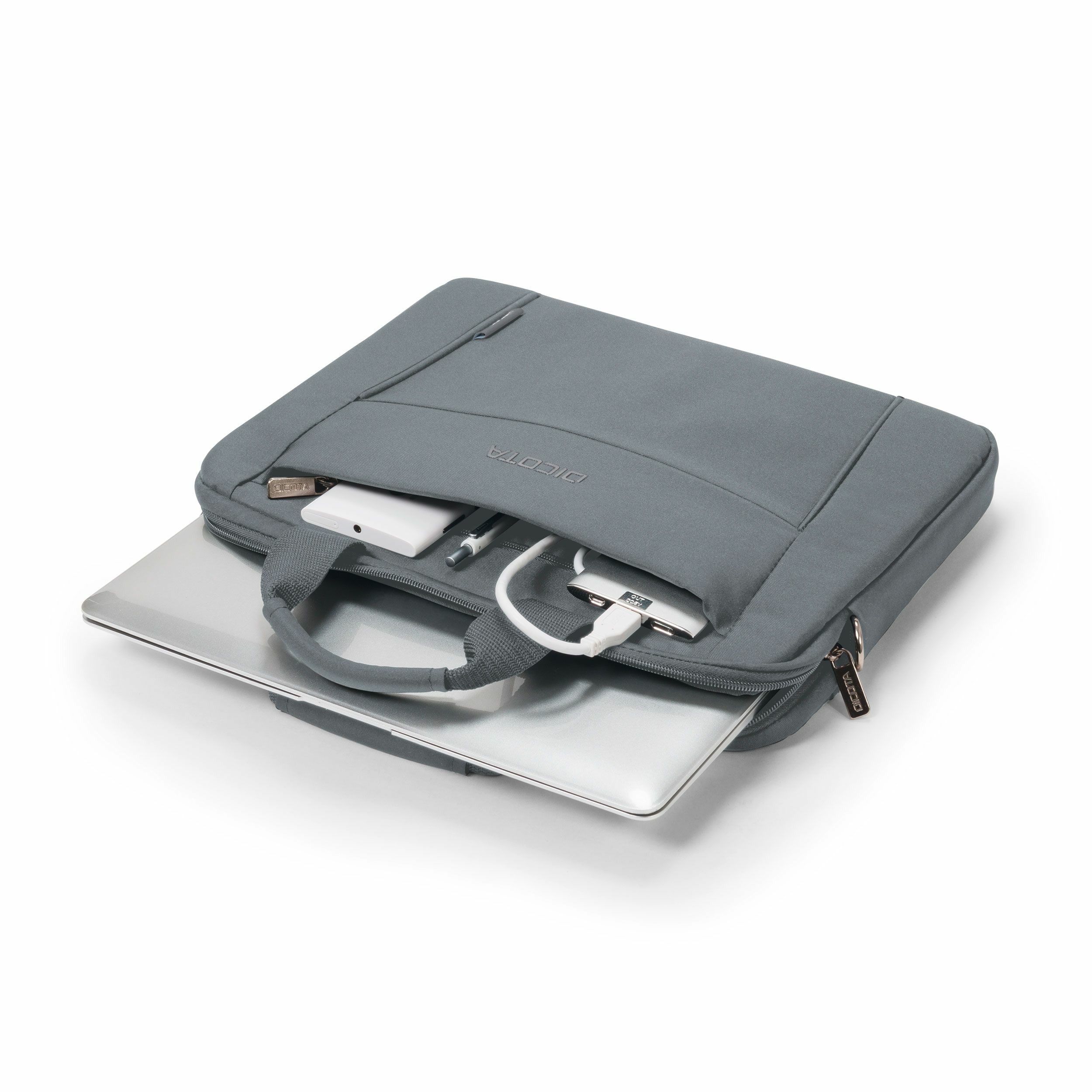 Çantë për laptop Dicota Eco Slim Case Base, 13-14.1", e hirtë - Figura 5