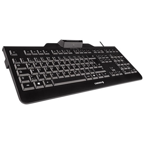 Tastierë me kabllo Cherry Contact Smart Card – Zezë - Figura 3