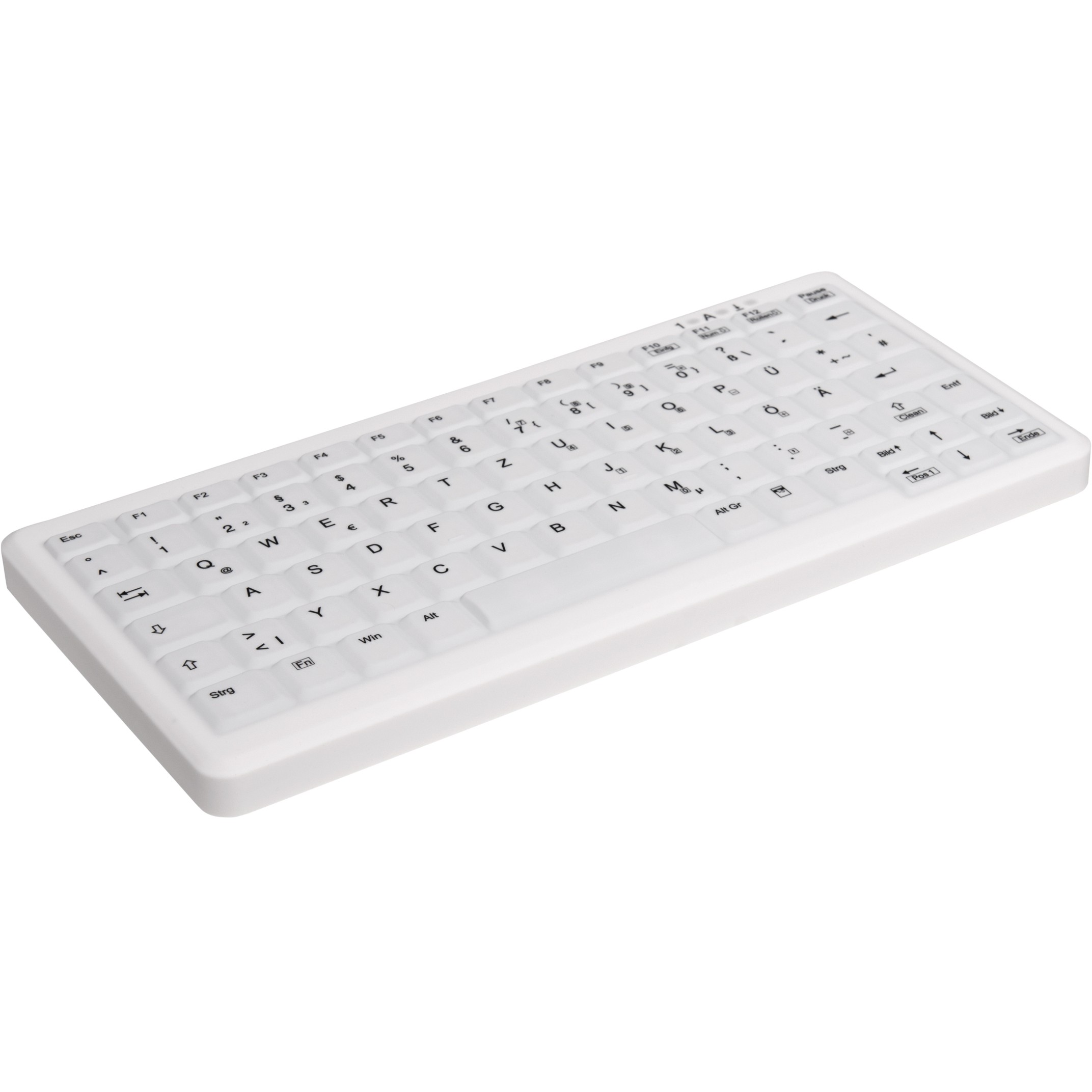 Tastierë me kabllo CHERRY AK-C4110F-U1-W / US Layout - Bardhë - Figura 2