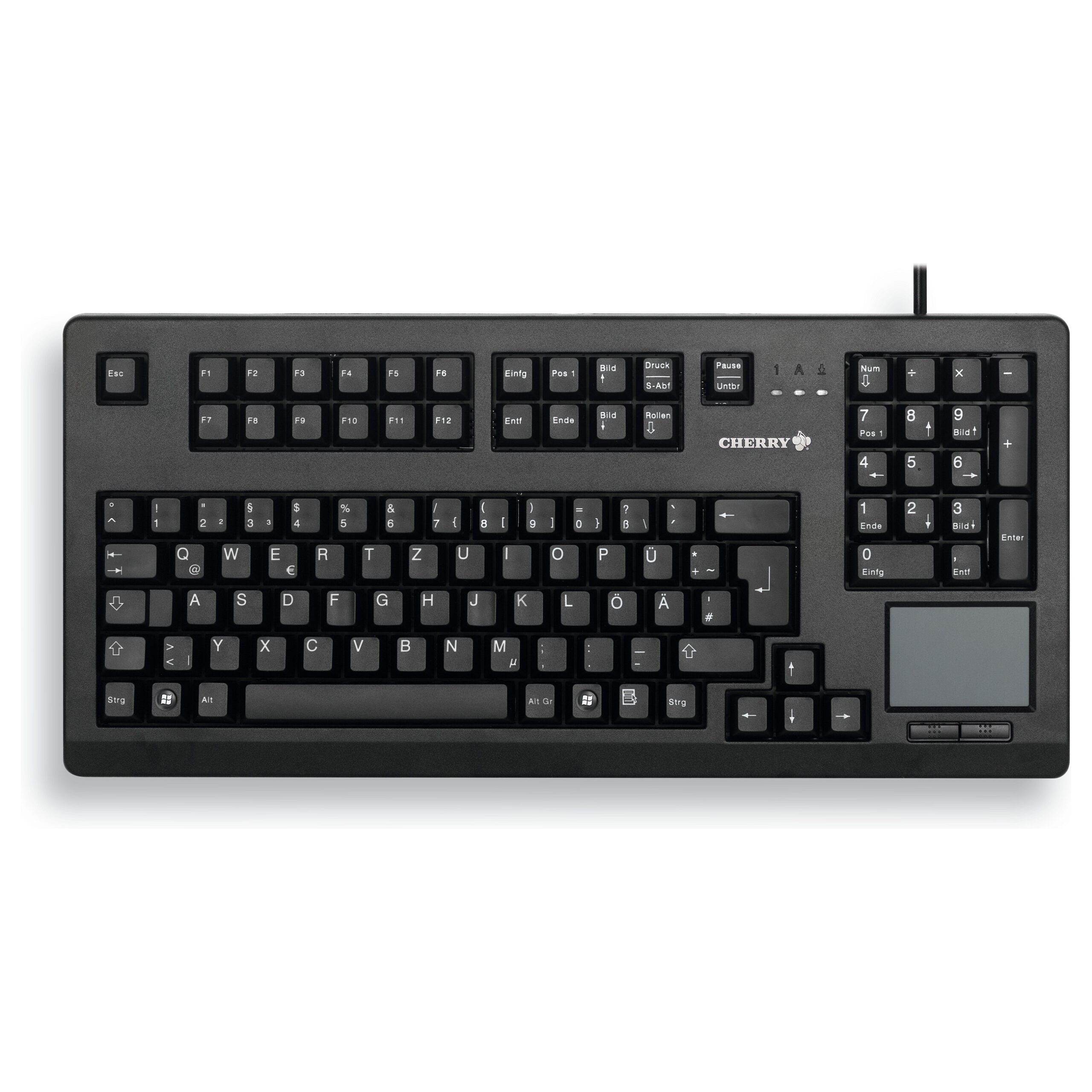 Tastierë me kabllo CHERRY G80-11900 Touchboard - Zezë