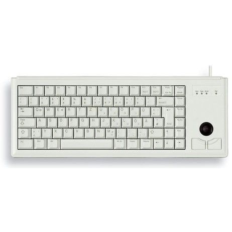 Tastierë me kabllo CHERRY G84-4400 Compact Wired Keyboard with Integrated Trackball - Bardhë - Figura 4
