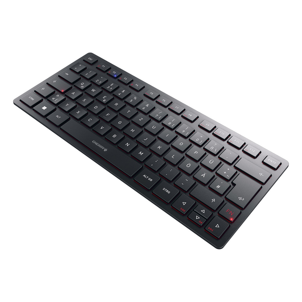 Tastierë pa kabllo CHERRY KW 9200 Mini / Czech Layout - Zezë - Figura 2