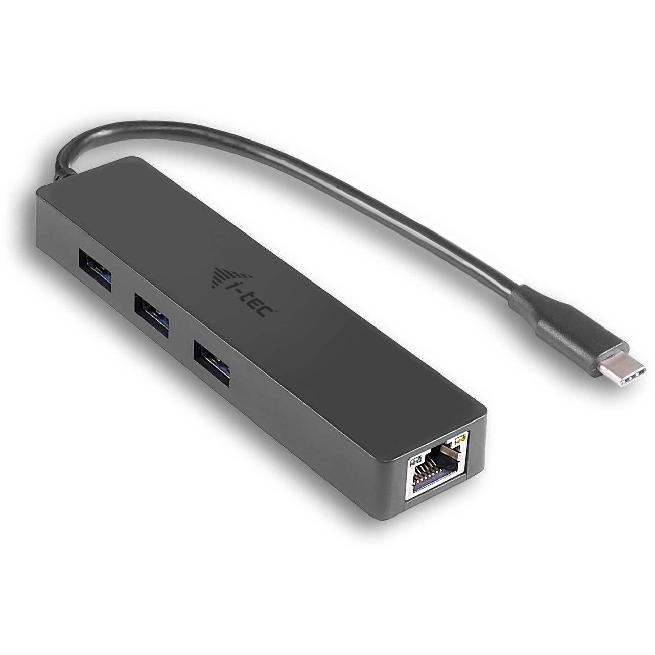 Hub D I-TEC USB-C SLIM + GLAN