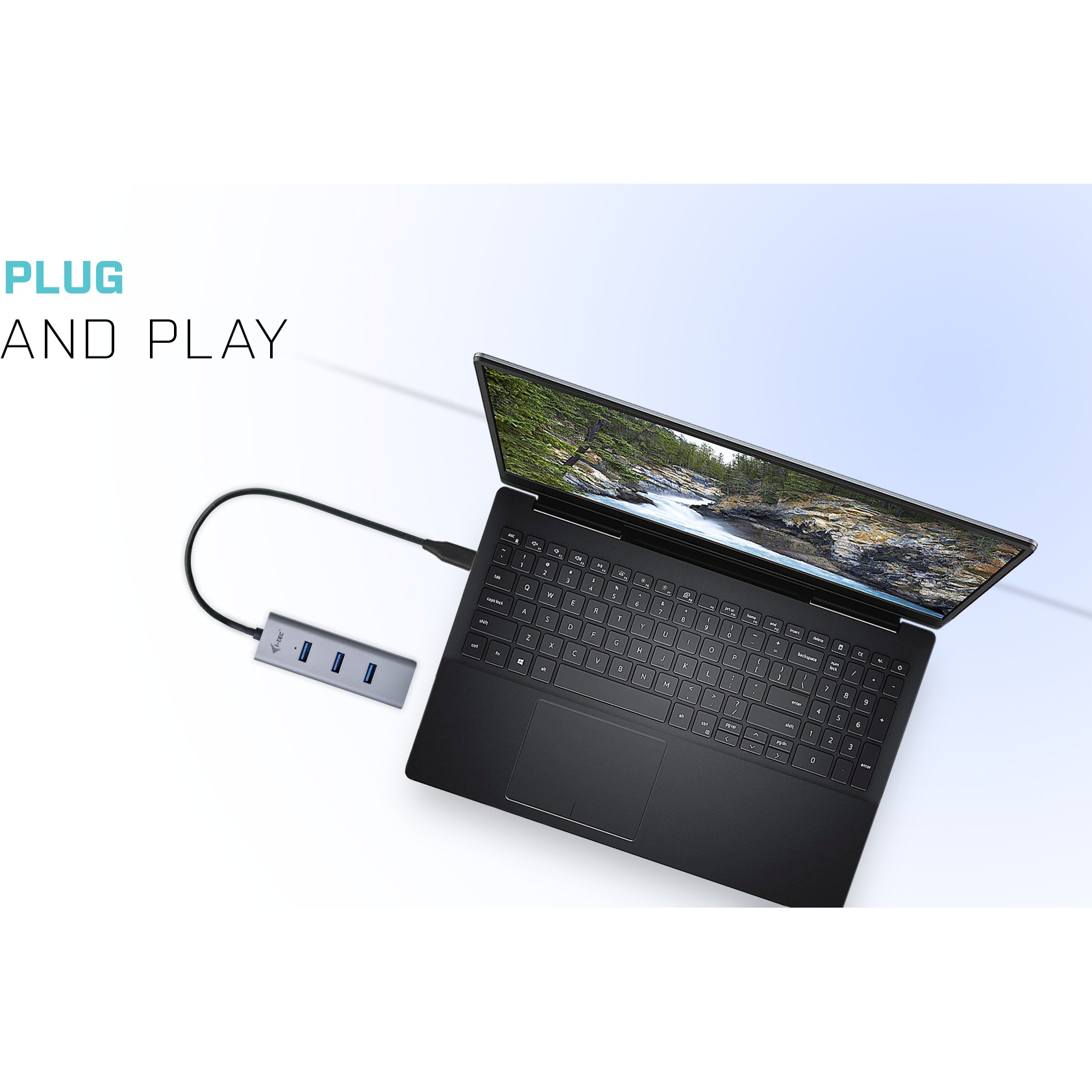USB Hub D I-TEC, USB-C, METAL, 4 porte - Figura 5