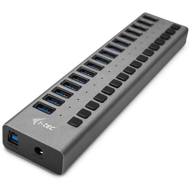 USB Hub D I-TEC, USB 3.0, 16 porte, 90 W