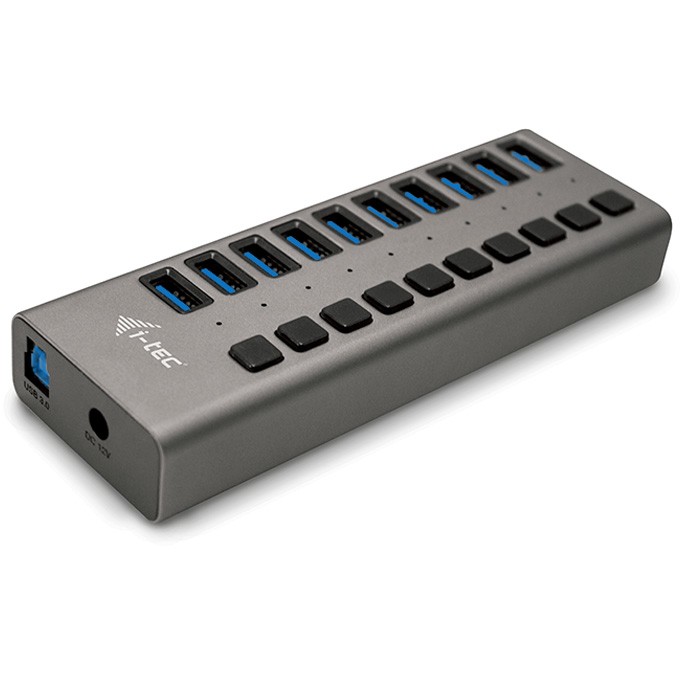USB Hub D I-TEC, USB 3.0, 10 porte, 48 W
