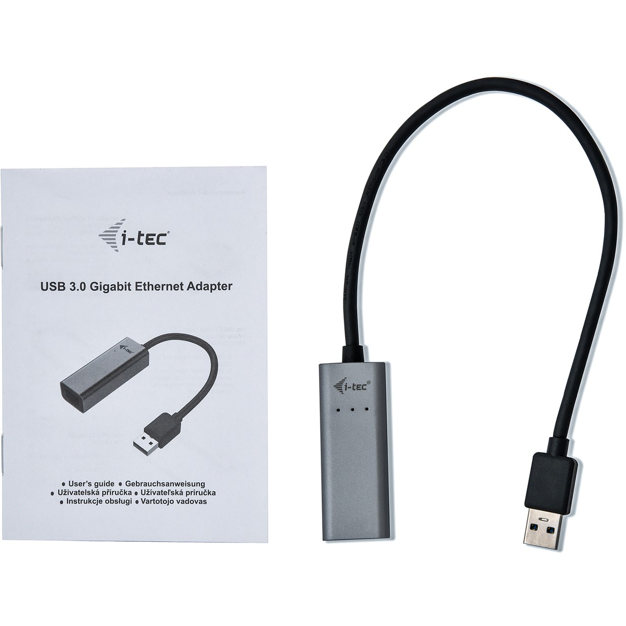Kabllo për Rrjet I-TEC USB 3.0 në RJ-45 / Gigabit Ethernet / LED / Metalik / Windows / Mac / Linux / Android - Hiri - Figura 5