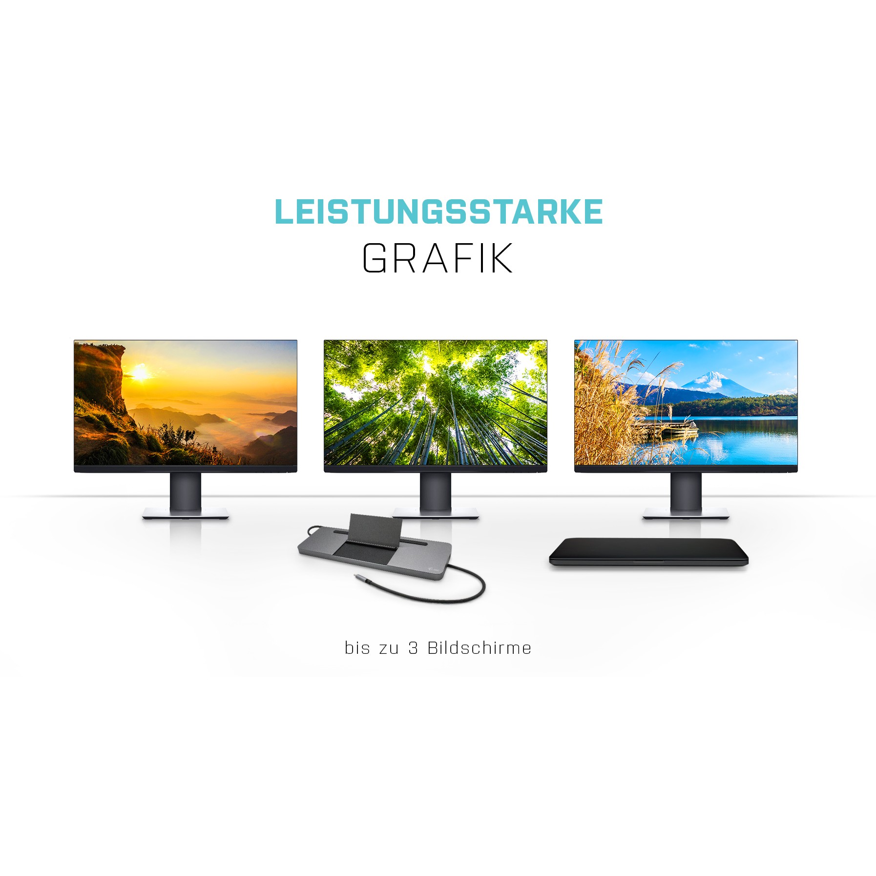Docking Station D I-TEC USB-C 3XLCD DOCK W/ PD85W - Figura 3