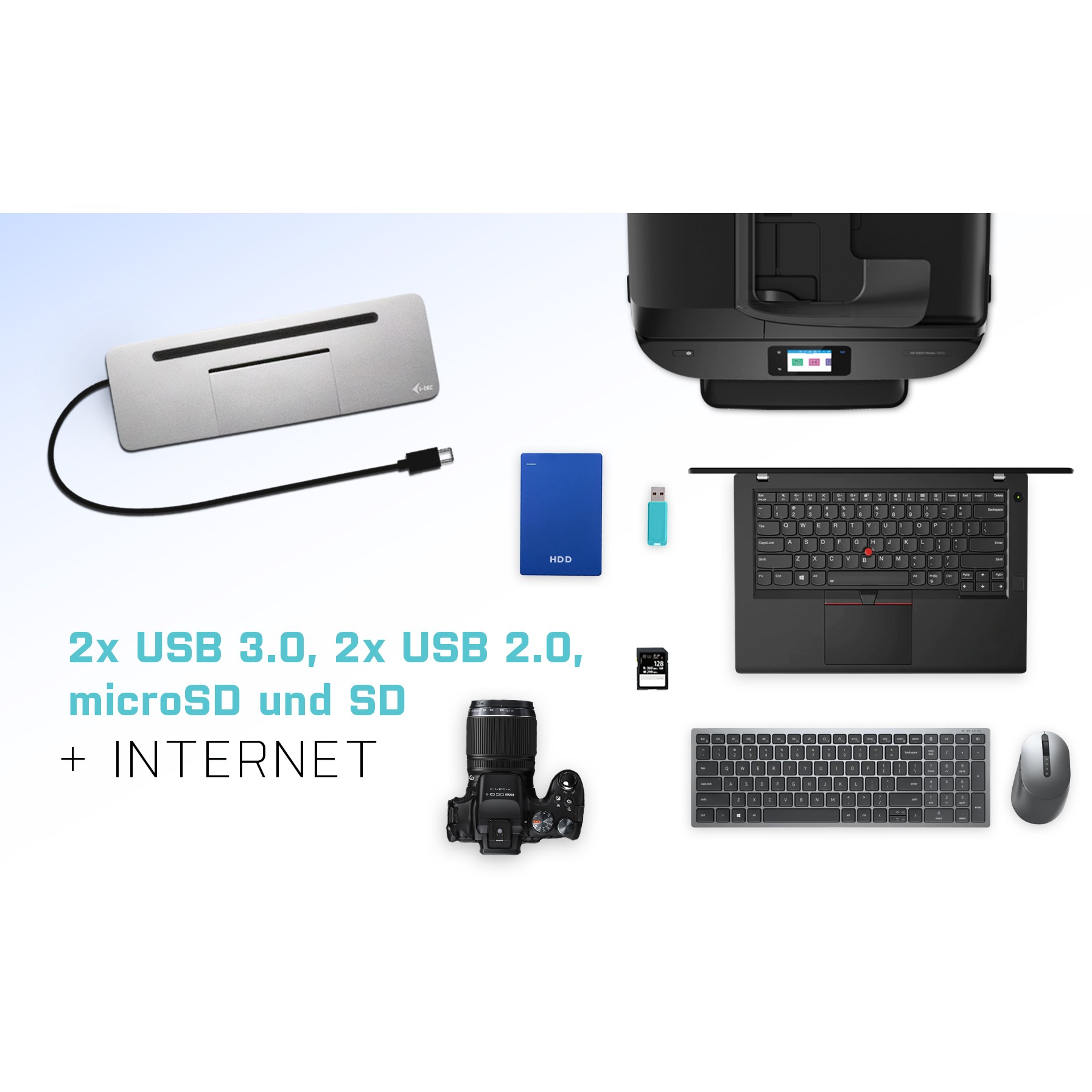 Docking Station D I-TEC USB-C 3XLCD DOCK W/ PD85W - Figura 4