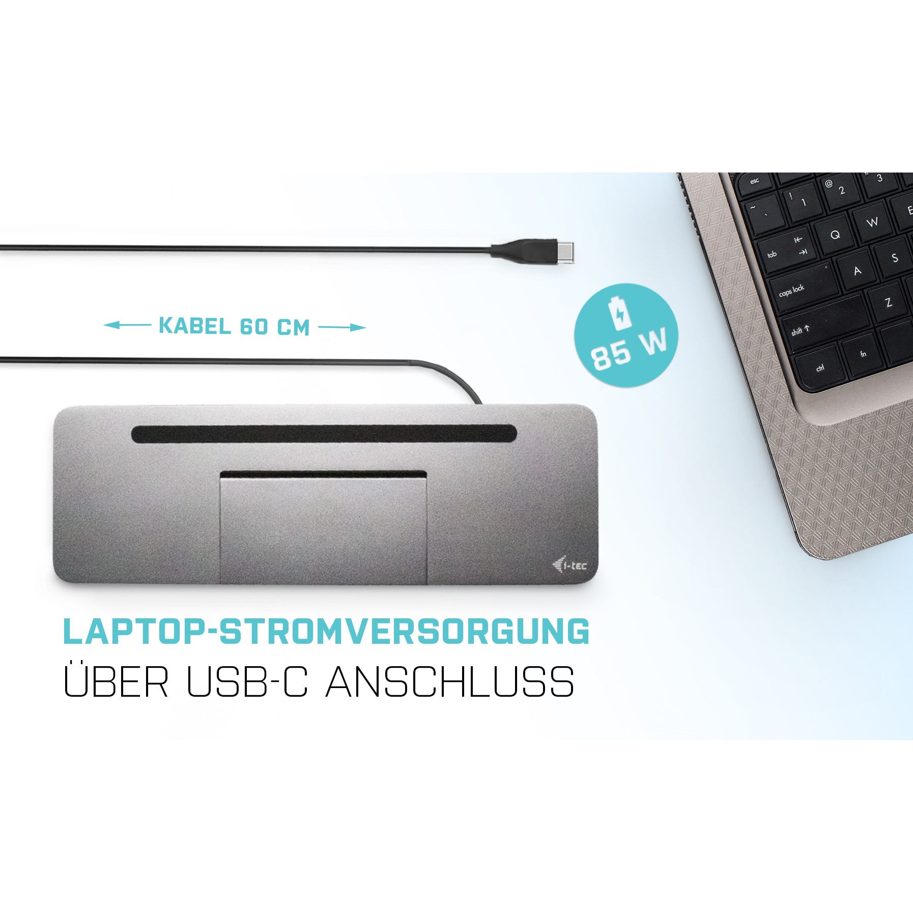 Docking Station D I-TEC USB-C 3XLCD DOCK W/ PD85W - Figura 5