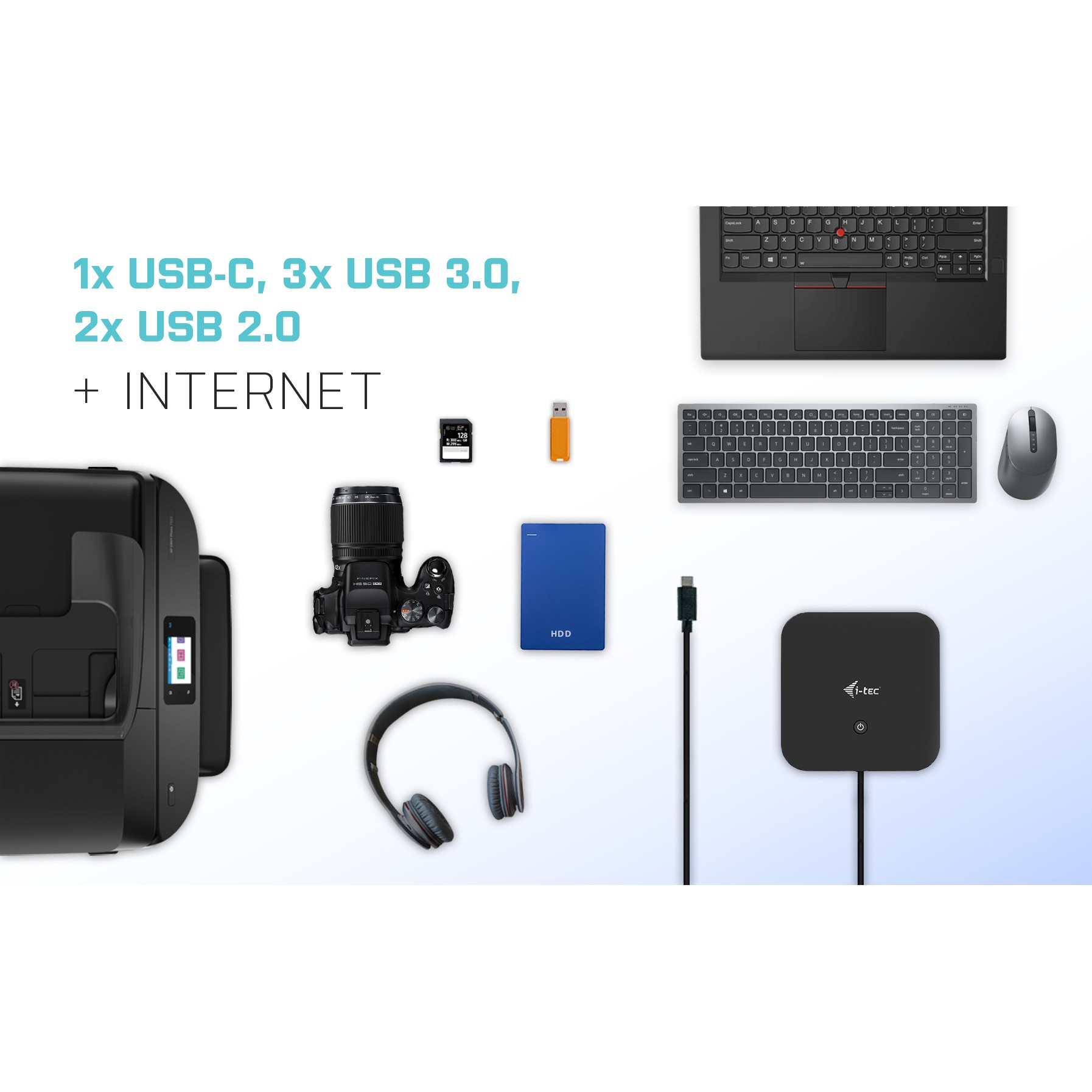 Docking Station D I-TEC USB-C Dual Display PD - Figura 4