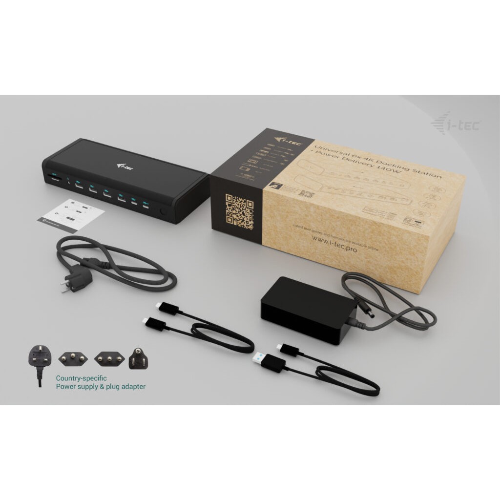 Docking Station D I-TEC UNIVERSAL 6X 4K LCD - Figura 3