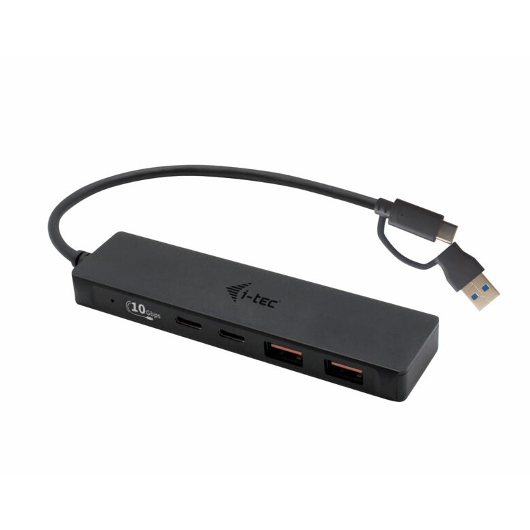 Hub I-TEC USB-C / 2x USB-C + 2x USB-A / USB 3.2 Gen 1 - Metalik - Figura 2