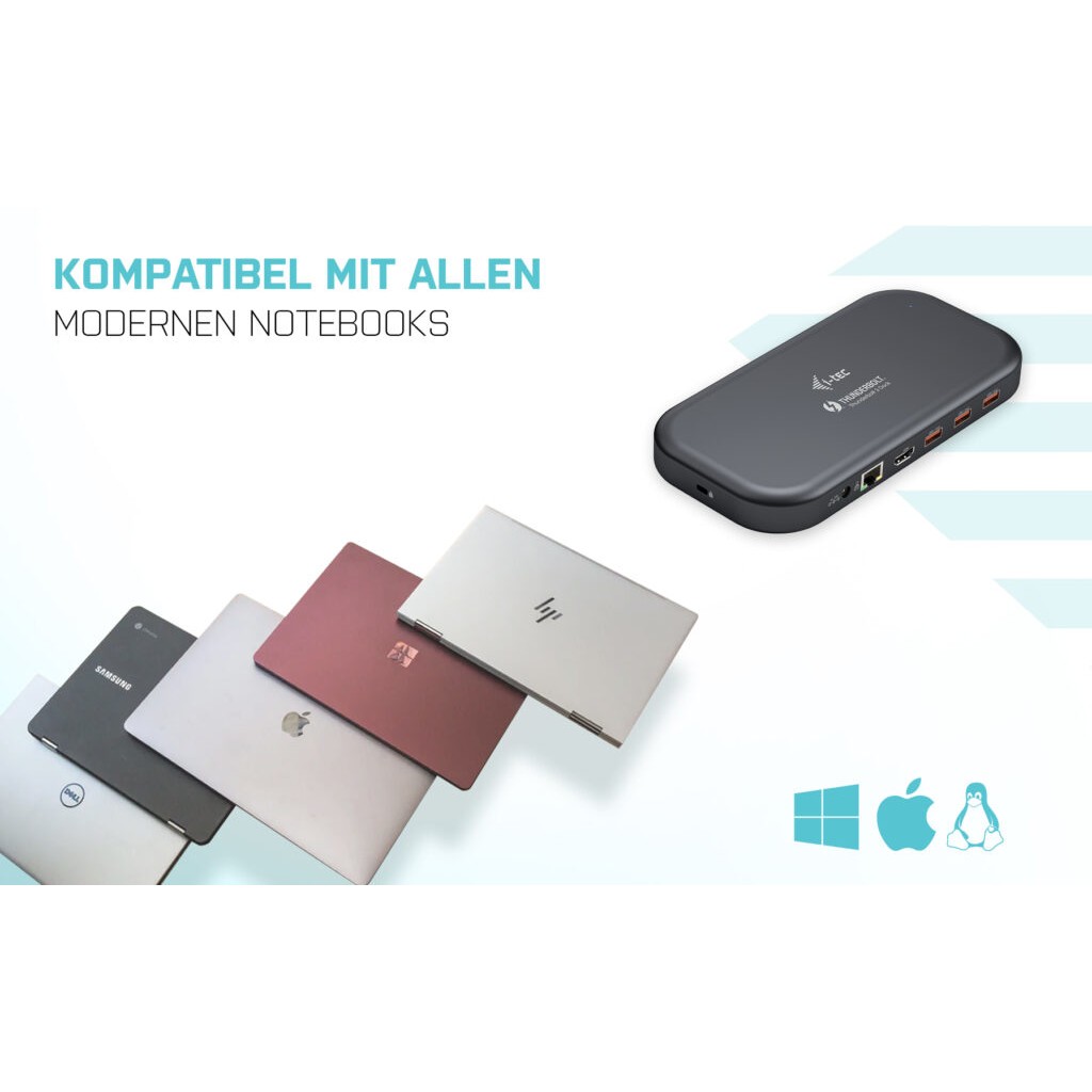 Docking Station D I-TEC TB 3 DUAL 4K - Figura 5