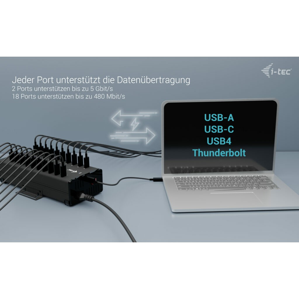 Hub D I-TEC CHARGING 20X USB-C - Figura 5