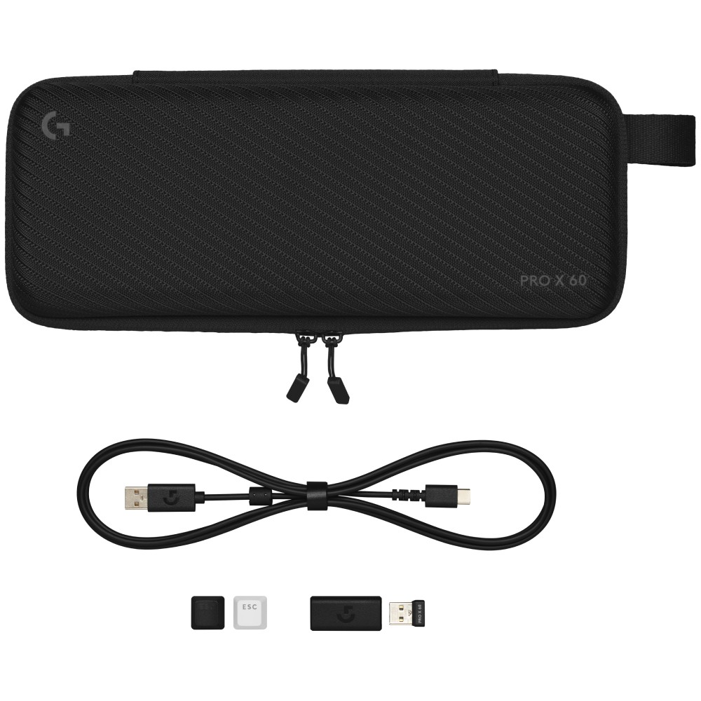 Tastierë Gaming Logitech PRO X 60 LIGHTSPEED Wireless / QWERTZ - Zezë - Figura 4