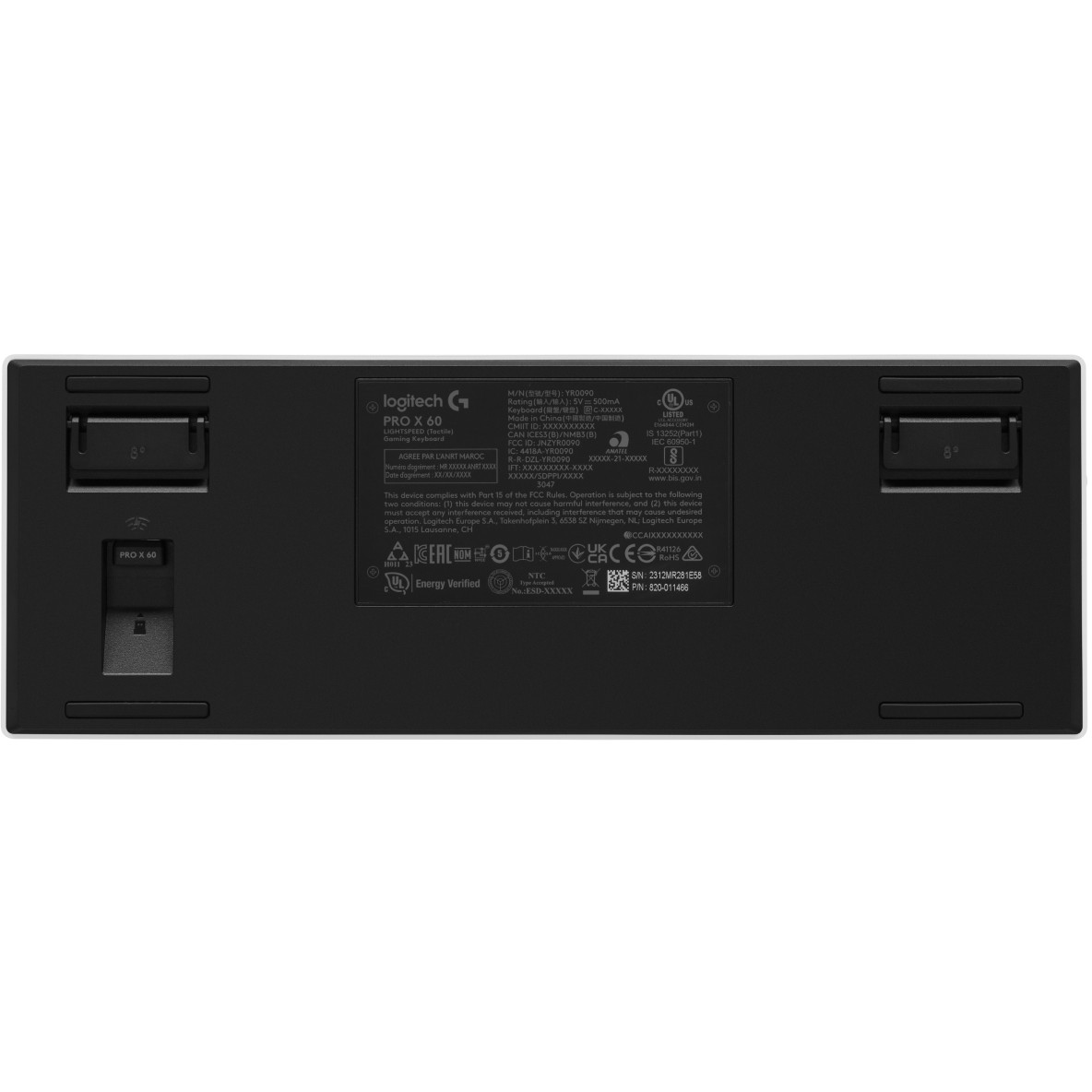 Tastierë Gaming Logitech PRO X 60 / LIGHTSPEED / QWERTZ - Bardhë - Figura 5