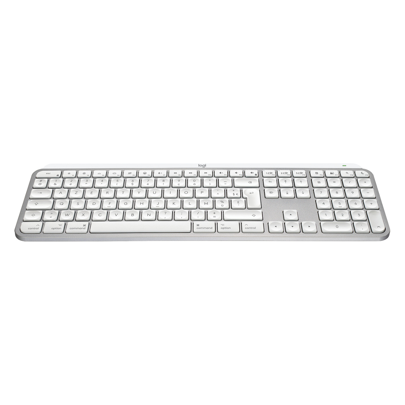 Tastierë pa kabllo Logitech Master Series MX Keys S for Mac / AZERTY - Bardhë - Figura 2