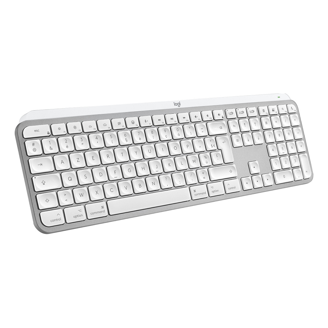 Tastierë pa kabllo Logitech Master Series MX Keys S for Mac / AZERTY - Bardhë - Figura 3
