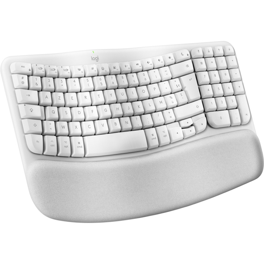 Tastierë pa kabllo Logitech Wave Keys për Mac / AZERTY - Bardhë - Figura 2