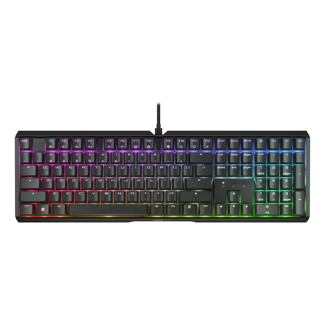 Tastierë Gaming CHERRY XTRFY MX 3.1 RGB MX2A Brown Wired / QWERTY - Zezë