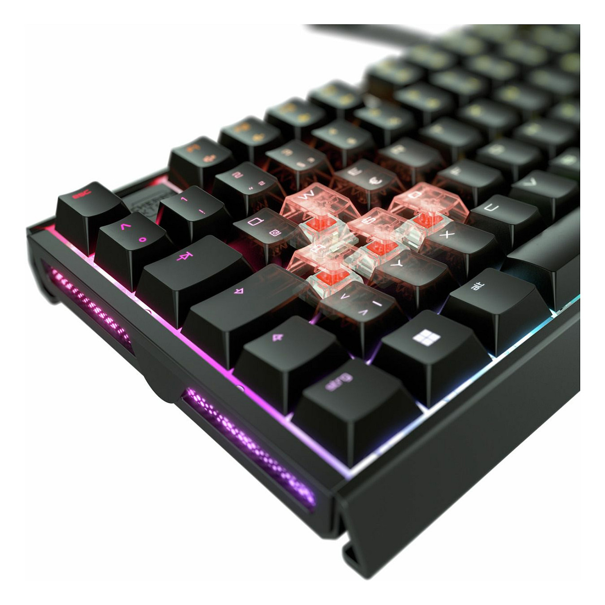 Tastierë Gaming CHERRY XTRFY MX 3.1 RGB MX2A Brown Wired / QWERTY - Zezë - Figura 4
