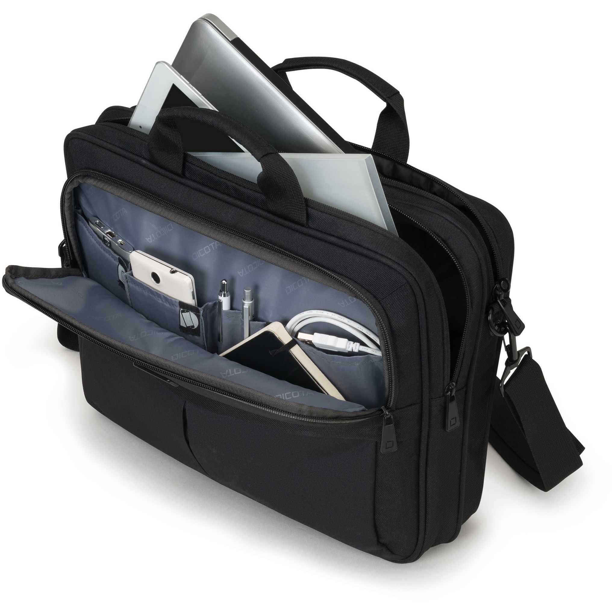 Çantë për laptop Dicota Eco Top Traveller SCALE, 12-14.1", e zezë - Figura 2