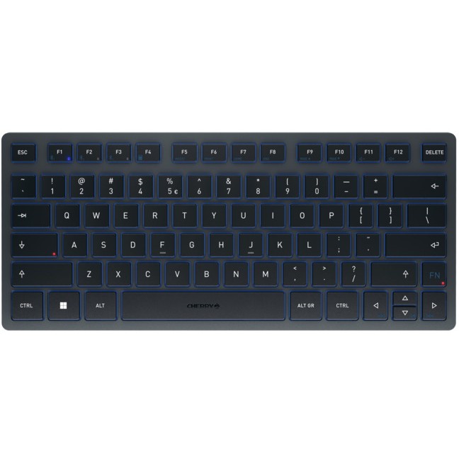 Tastierë pa kabllo CHERRY KW 7100 MINI BT / Bluetooth / QWERTY - Blu e mbyllur