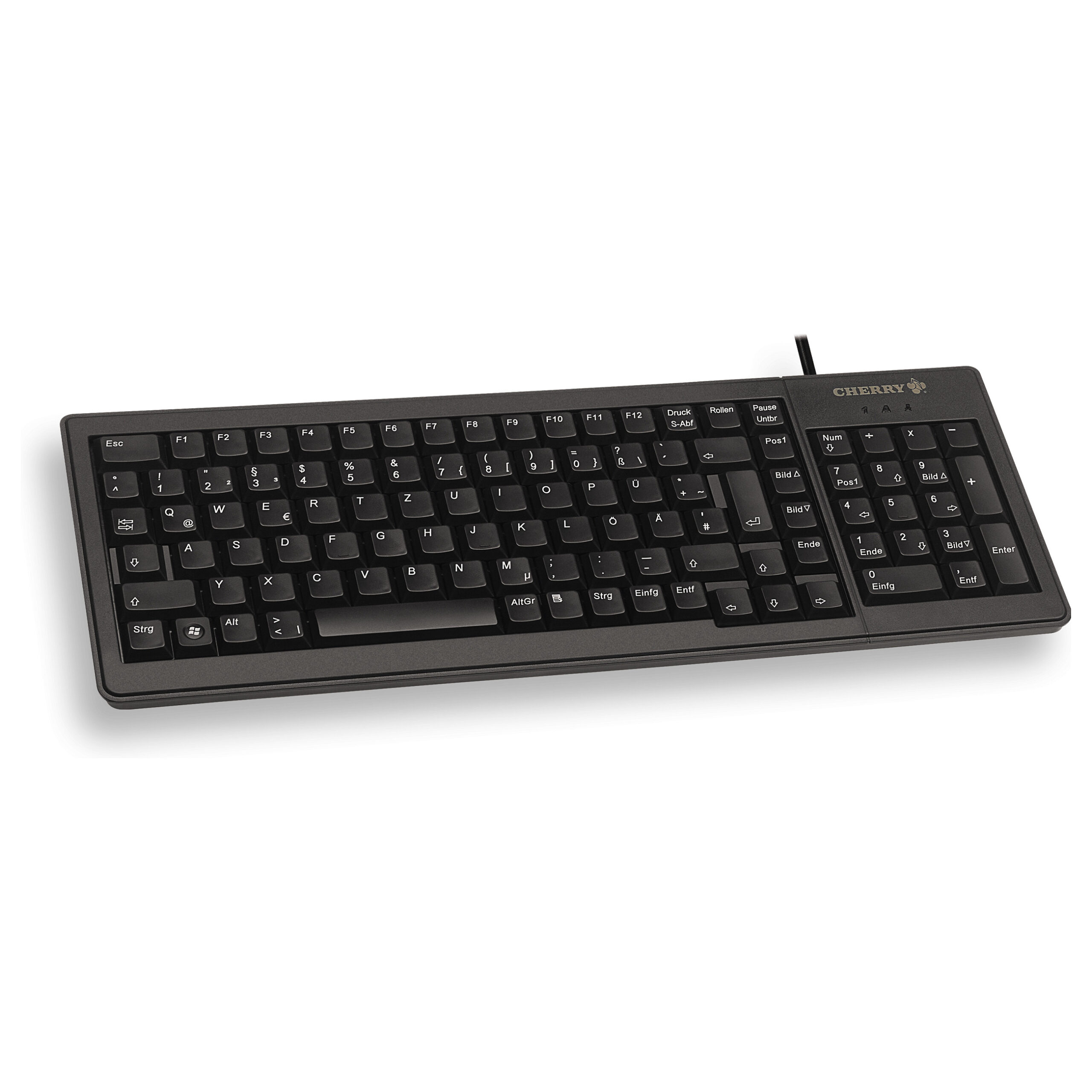 Tastierë me kabllo Cherry XS COMPLETE - Zezë - Figura 3