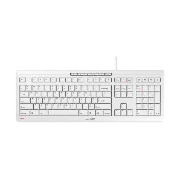 Tastierë me Kabllo CHERRY STREAM – Gri e Hapur