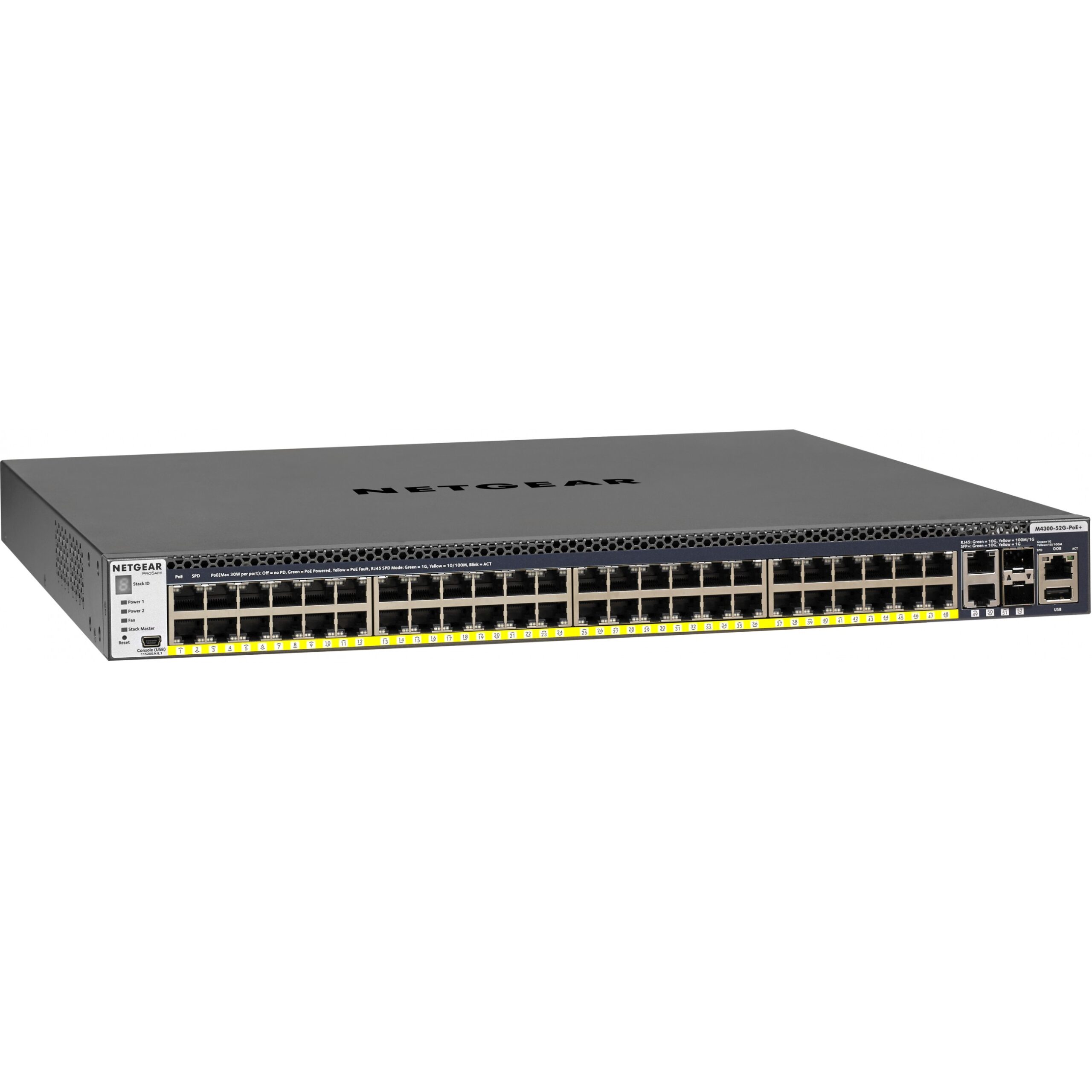 Switch NETGEAR M4300 GSM4352PA-100NES 52-Port GB PoE 550W - Figura 2