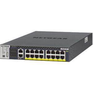 Switch NETGEAR 16x GE XSM4316PA-100NES (10-Gigabit) / E zezë