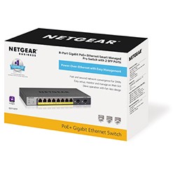 Switch NETGEAR 8x GE GS110TP-300EUS POE / E zezë - Figura 4