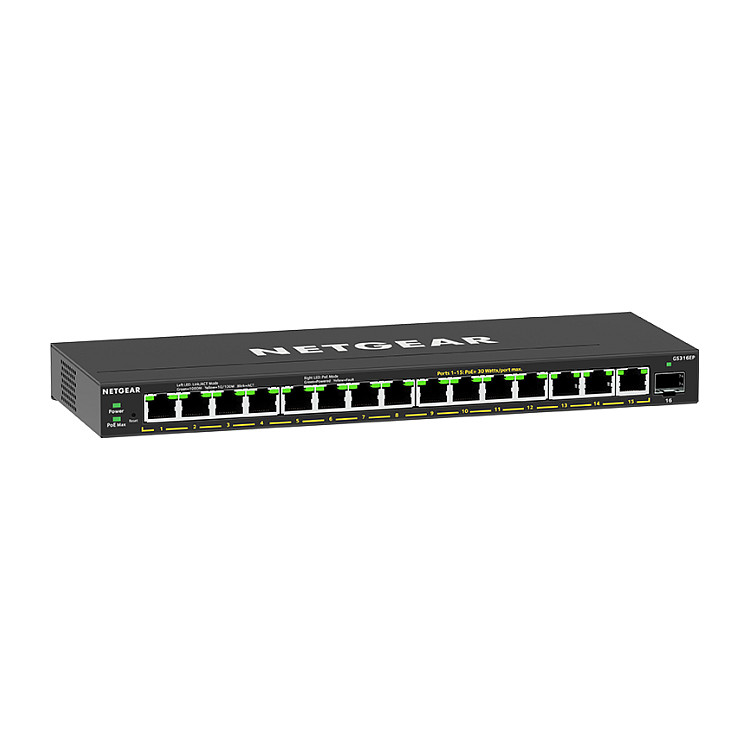 NETGEAR GS316EPP-100PES 16-Port Gigabit Smart Managed PoE+ Switch with 1x SFP | 180W PoE Budget Easy Smart Business Network Switch - Figura 5