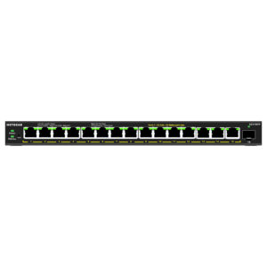 NETGEAR GS316EPP-100PES 16-Port Gigabit Smart Managed PoE+ Switch with 1x SFP | 231W PoE Budget, Easy Smart Network Switch