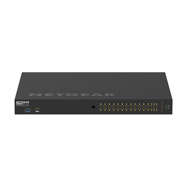 NETGEAR M4250-26G4XF-POE+ AV Line Managed Switch 24-Port Gigabit PoE+ with 4x SFP+ Uplink | 480W PoE Budget, Layer 2/3 AV Network Switch