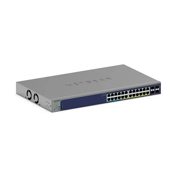 NETGEAR GS728TXUP-300EUS 24-Port Smart Managed Switch with PoE++ (Ultra60), 4x 10G SFP+ Uplink | Layer 2/Layer 3 Lite Enterprise Network Switch