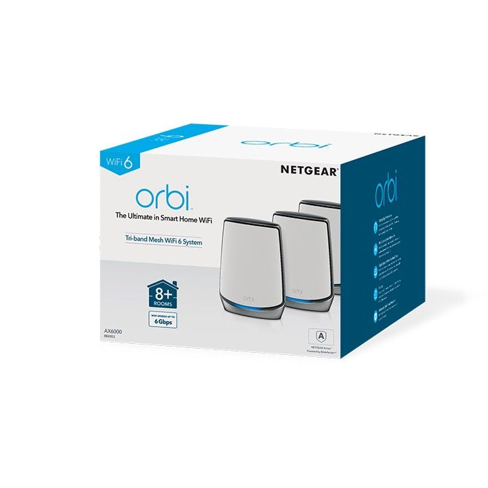Ruter NETGEAR Orbi RBK853 Wi-Fi Mesh System / + 2 Extenders - Figura 4