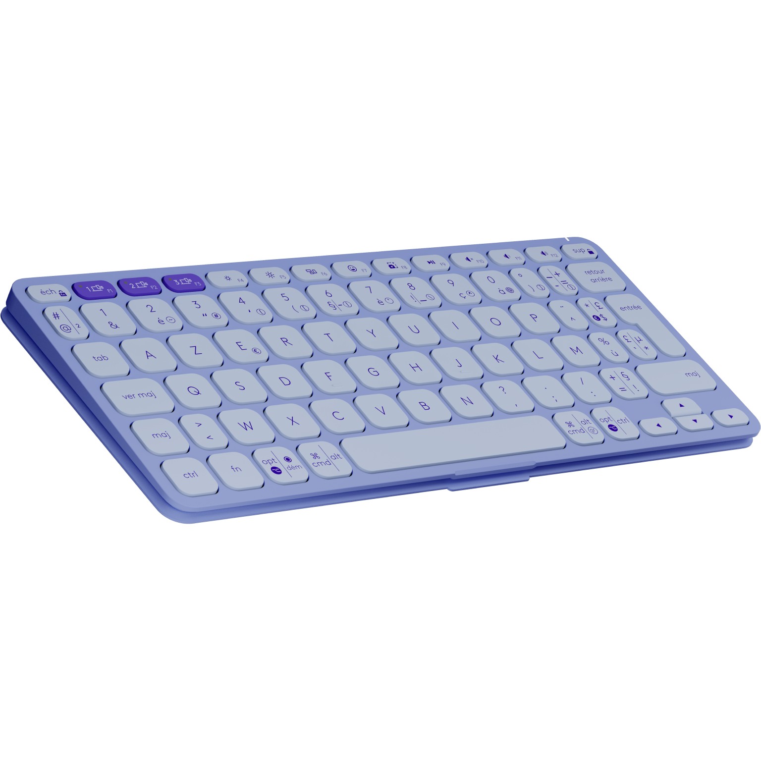 Mbrojtëse me tastierë LOGITECH Keys-To-Go 2, e vjollcë - Figura 4