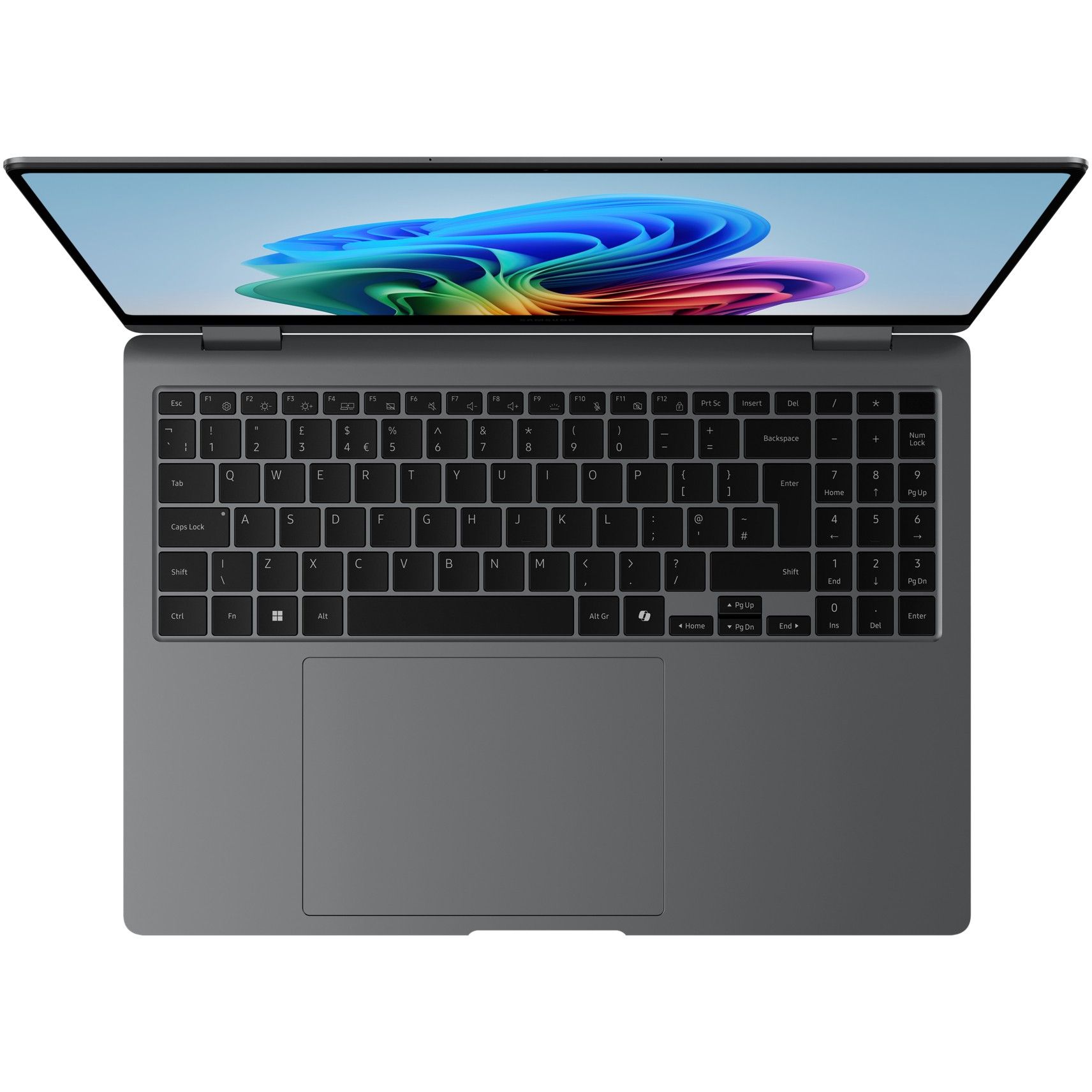 Laptop Samsung NP960Q Book5 Pro 360 / Ultra7-258V / 32GB LPDDR5 / 1TB / 16" WQXGA+ AMOLED Touch / Intel Arc Graphics 140V / DE - Gri - Figura 2