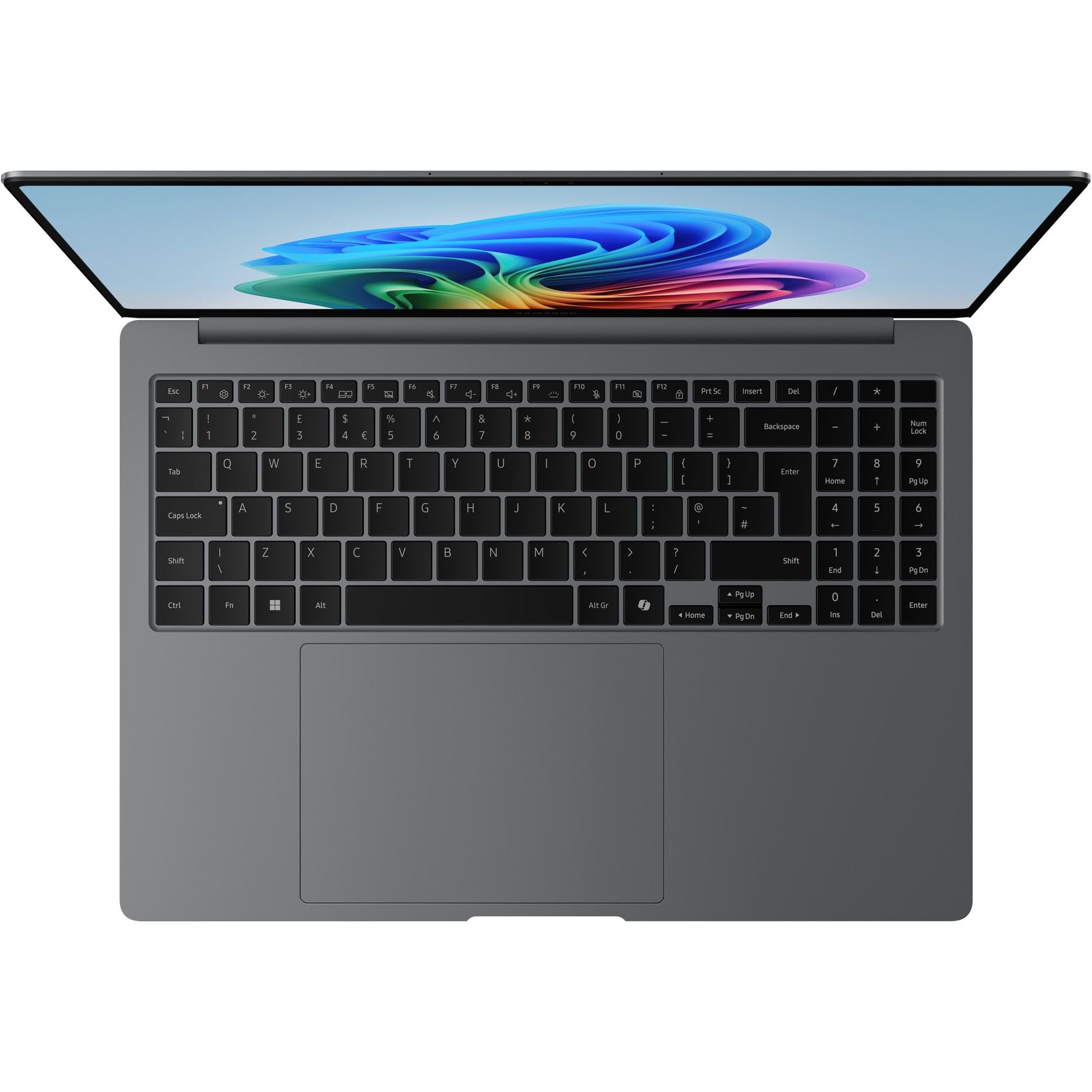 Laptop Samsung NP960X Book5 Pro / Ultra 7-256V / 16GB LPDDR5 / 512GB / 16" 2.8K AMOLED Touch / Intel Arc Graphics 140V / DE - Gri - Figura 2